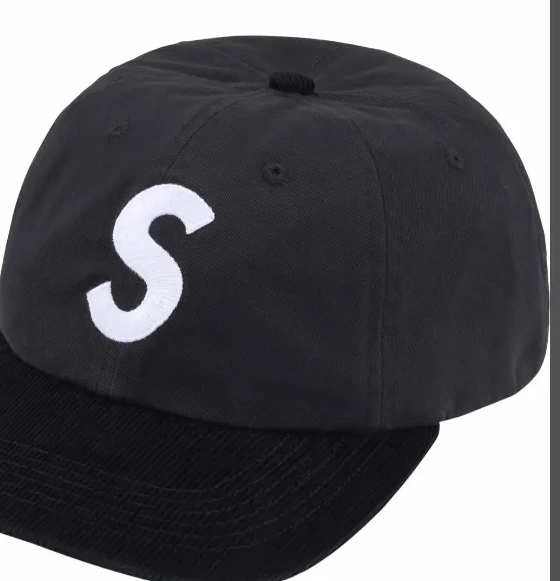 Leather Black Embroidered 2-TONE 24SS Hat blocked Buckle S White Color LOGO Retro Red Khaki 6-PANEL 0620